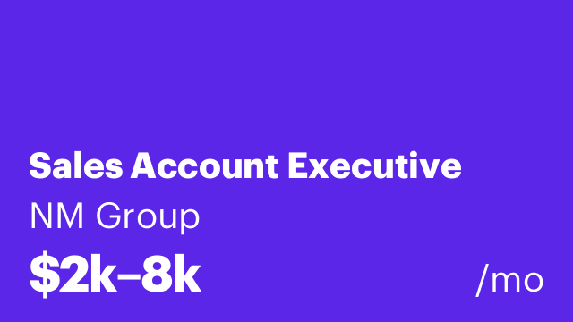 Sales Account Executive
