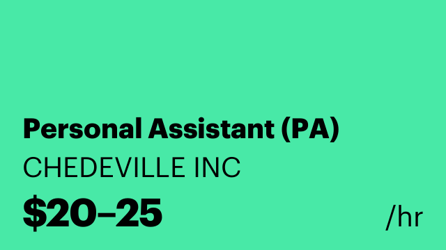 Personal Assistant (PA)