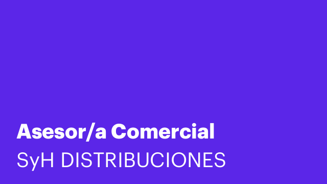 Asesor/a Comercial