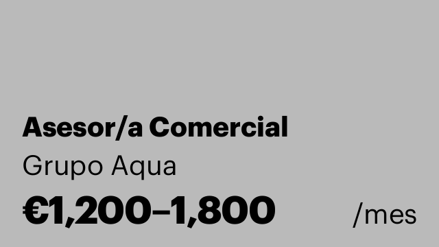 Asesor/a Comercial