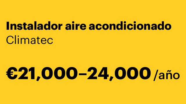 Instalador aire acondicionado