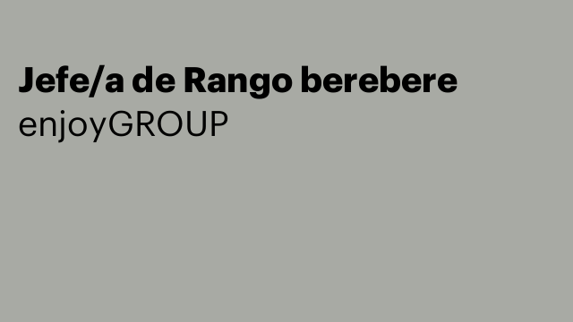 Jefe/a de Rango berebere