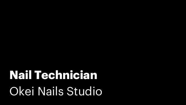 Nail Technician