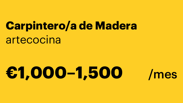 Carpintero/a de Madera