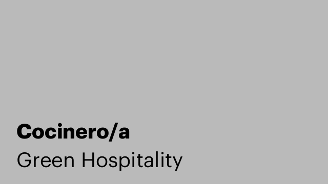 Cocinero/a