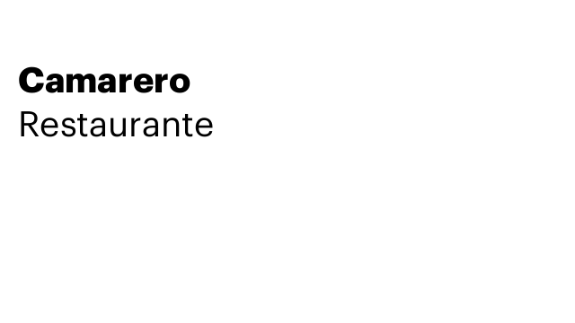 Camarero