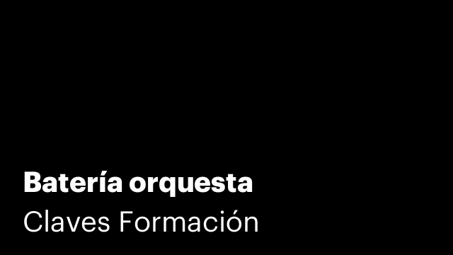 Batería orquesta