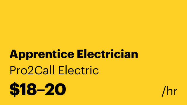 Apprentice Electrician