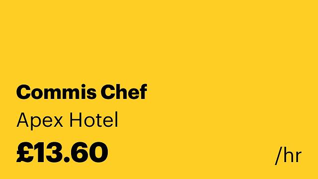 Commis Chef