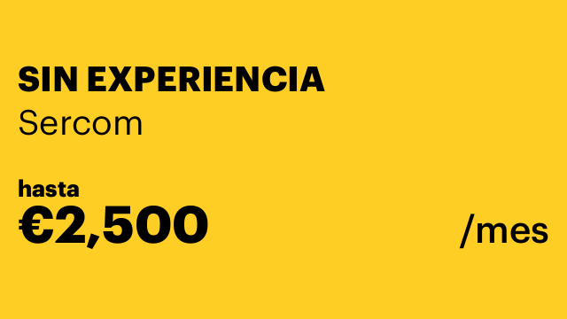 SIN EXPERIENCIA