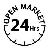 OpenMarket 24hrs logo