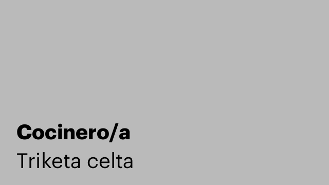 Cocinero/a