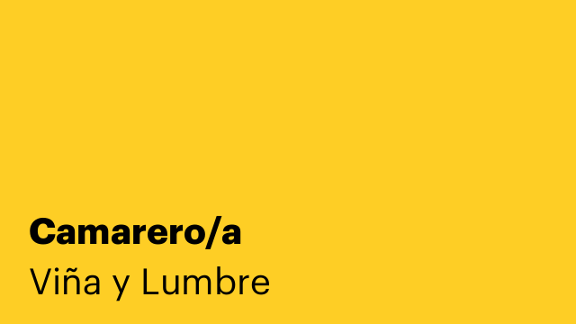 Camarero/a