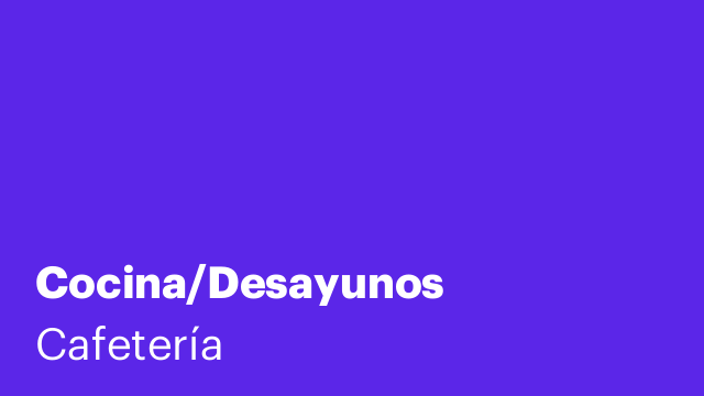 Cocina/Desayunos