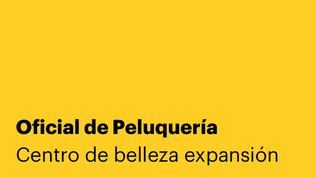 Oficial de Peluquería