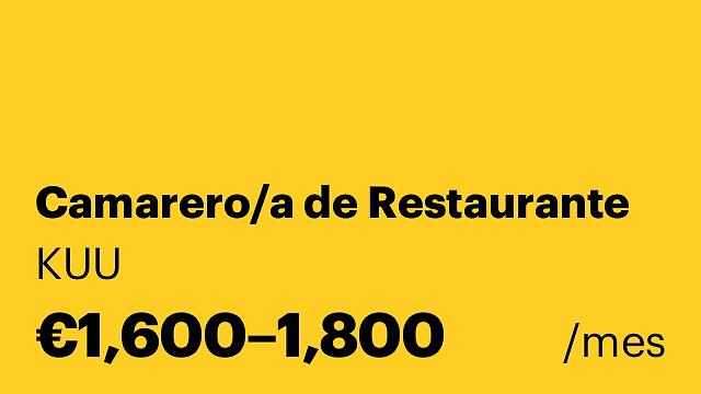 Camarero/a de Restaurante