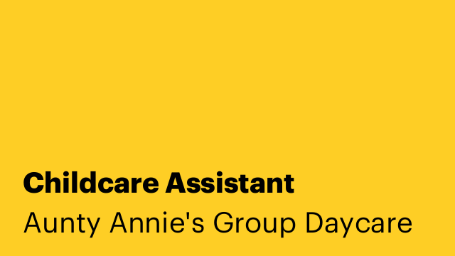 Childcare Assistant