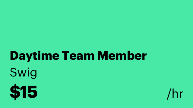 Daytime Team Member