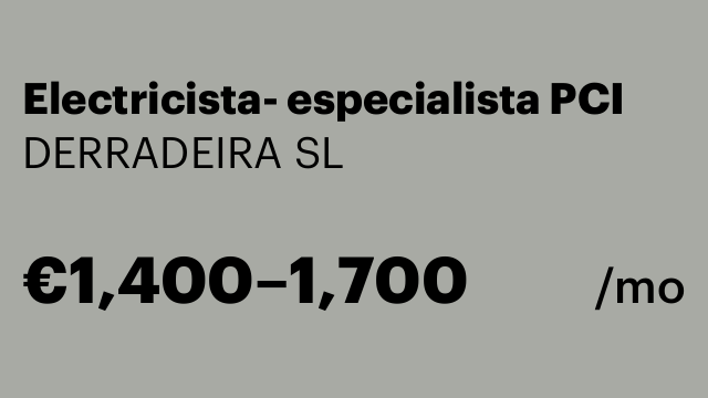 Electricista- especialista PCI
