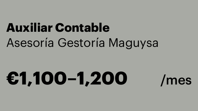 Auxiliar Contable