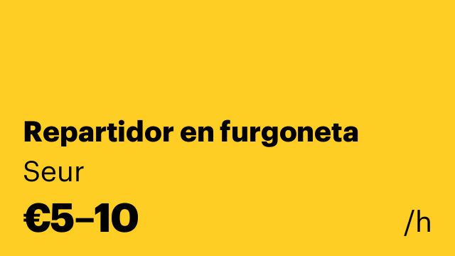 Repartidor en furgoneta