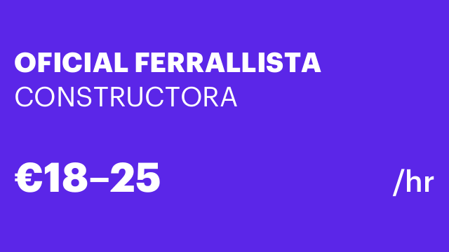 OFICIAL FERRALLISTA