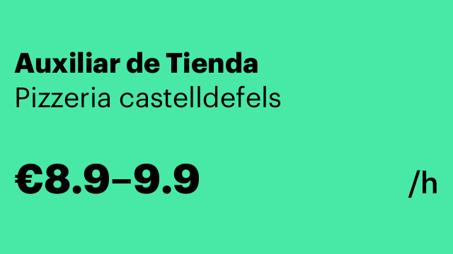 Auxiliar de Tienda