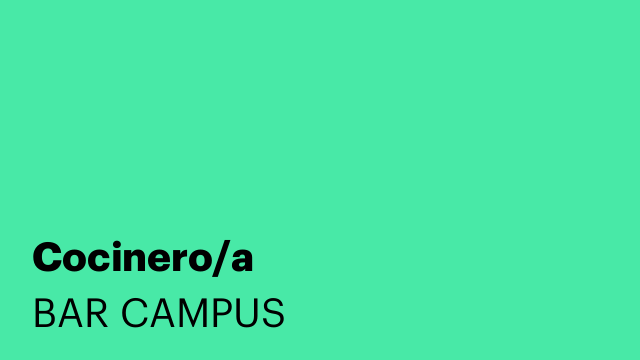 Cocinero/a