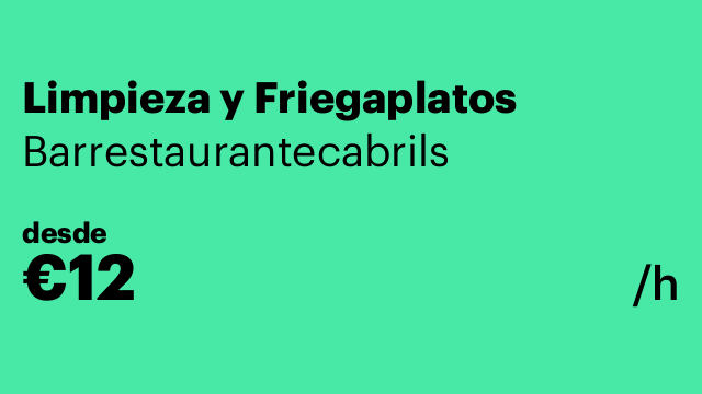 Limpieza y Friegaplatos