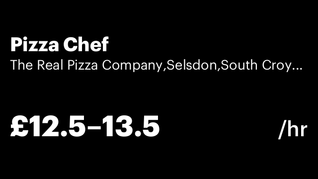 Pizza Chef