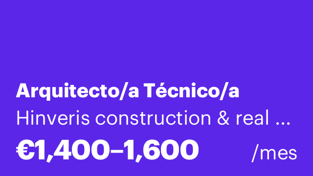 Arquitecto/a Técnico/a