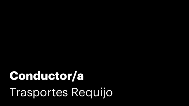 Conductor/a