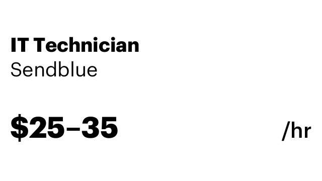 IT Technician