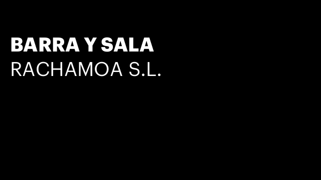BARRA Y SALA