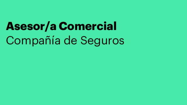 Asesor/a Comercial