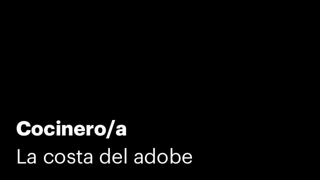 Cocinero/a