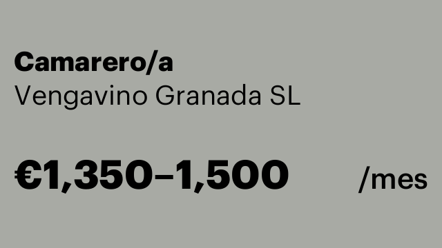 Camarero/a