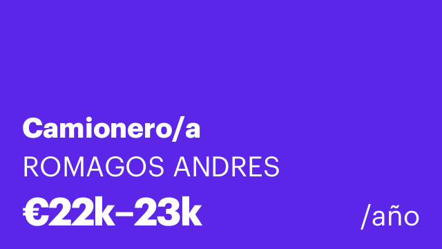 Camionero/a