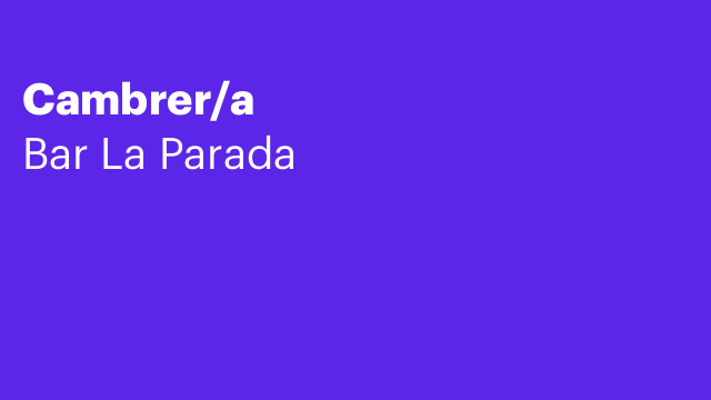 Cambrer/a