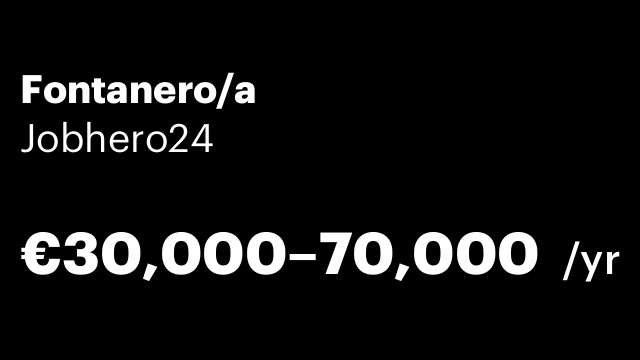 Fontanero/a