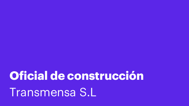 Oficial de construcción