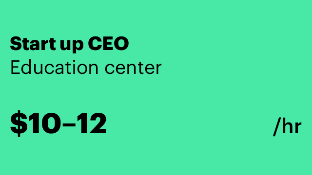 Start up CEO