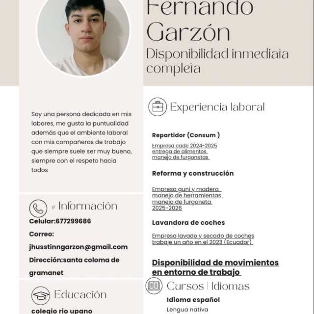 Candidate avatar