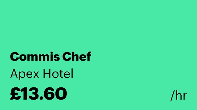 Commis Chef