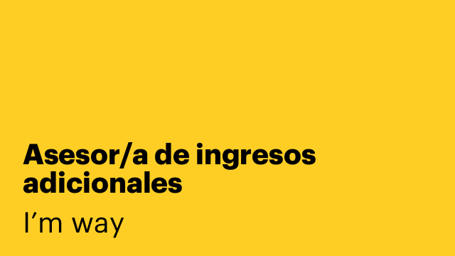Asesor/a de ingresos adicionales