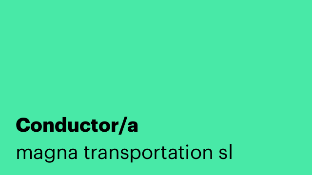 Conductor/a