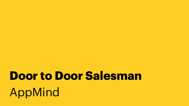 Door to Door Salesman