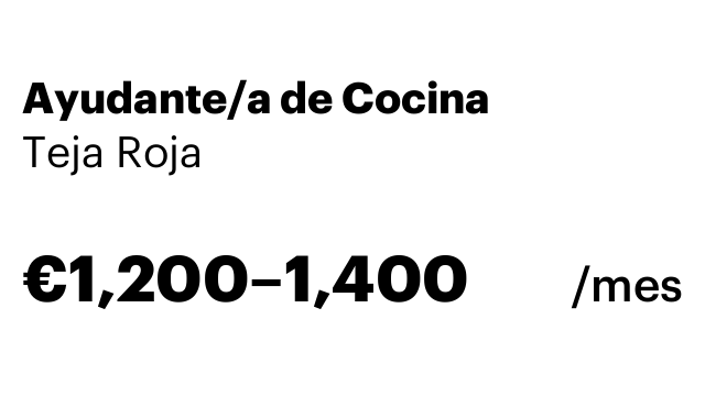 Ayudante/a de Cocina