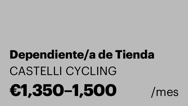 Dependiente/a de Tienda