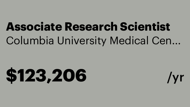 Associate Research Scientist